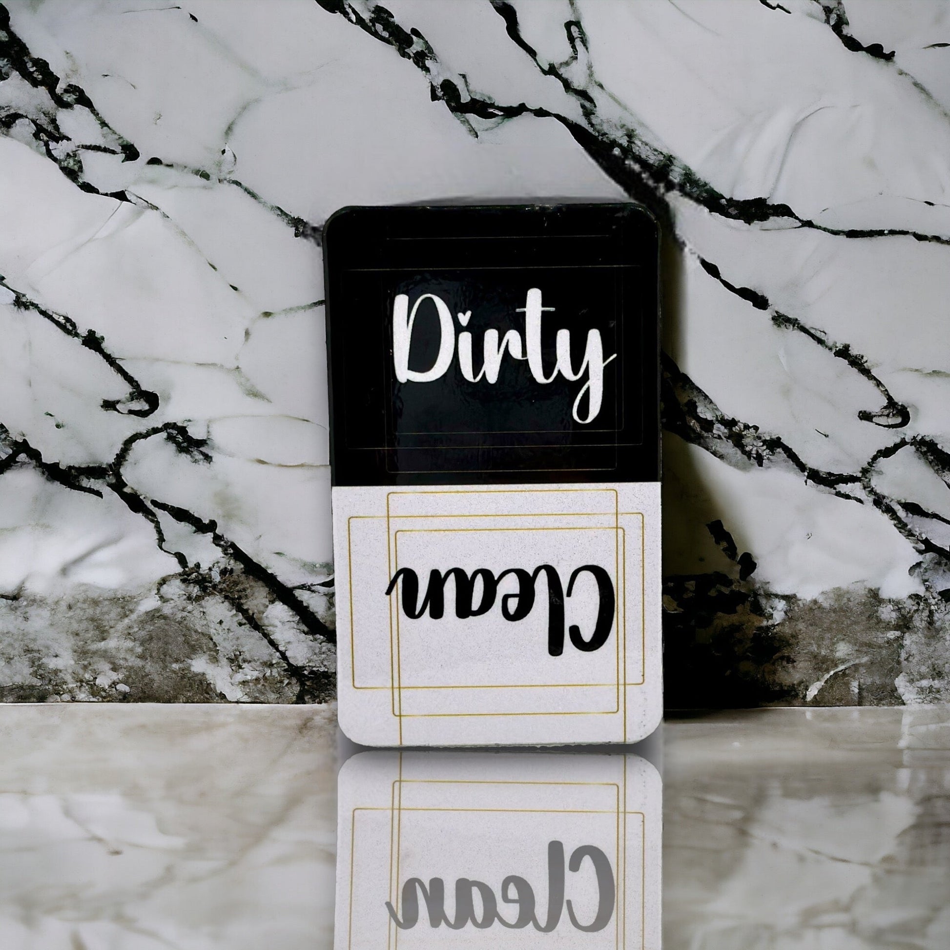 Clean/Dirty Dishwasher Magnet -  by KT Designs - Bachelorette Party Favors, christmas gift, christmas gifts, dishwasher magnet, home decor, kitchen decor, kitchen magnet, magnet