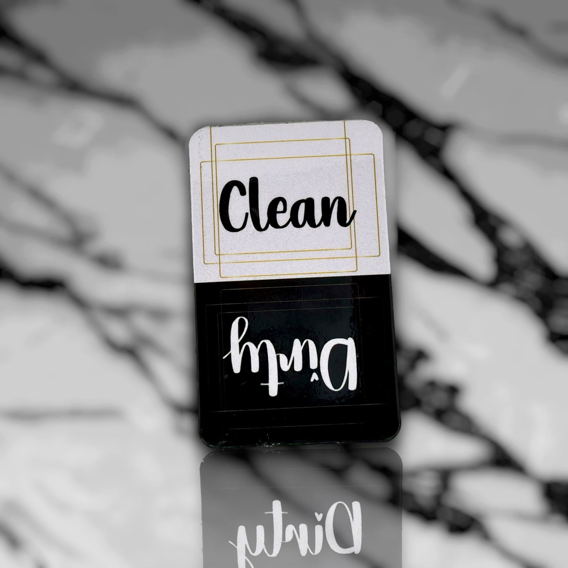 Clean/Dirty Dishwasher Magnet -  by KT Designs - Bachelorette Party Favors, christmas gift, christmas gifts, dishwasher magnet, home decor, kitchen decor, kitchen magnet, magnet